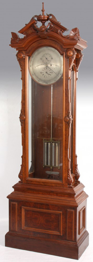 E. Howard #61 astronomical regulator, one of the most desirable clocks in the world. Image courtesy of Fontaine’s Auction Gallery.